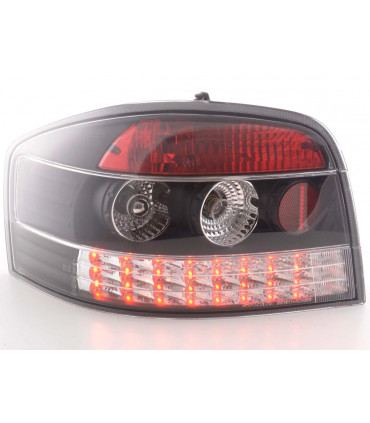 Luci posteriori - Kit fanali posteriori a LED Audi A3 type 8P 03-05 Nero...