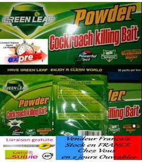 Anti blattes poudre 10 pcs, insecticide, vert, emballage, anti nuisible
