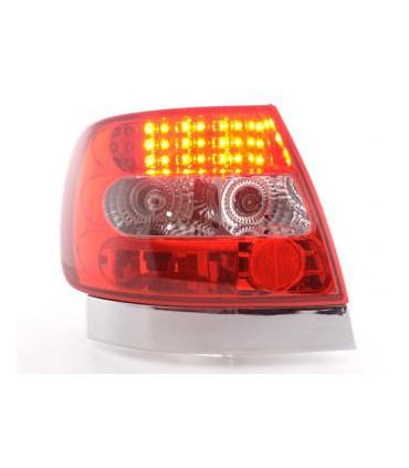 Luci posteriori - Luci posteriori a LED Audi A4 berlina tipo B5 95-00 trasparente/rosso