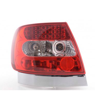 Luci posteriori - Luci posteriori a LED Audi A4 berlina tipo B5 95-00 trasparente/rosso