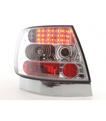 Fanali posteriori - Audi A4 Berlina Tipo B5 95-00 Set di fanali posteriori a LED cromati