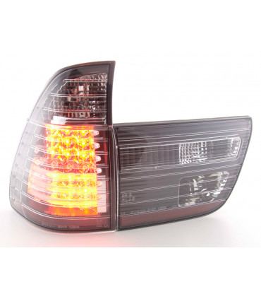 Feux arrières - Kit feux arrières LED BMW X5 type E53 98-02 noir…