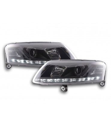 Fari - Luce diurna Luci di marcia diurna a LED Audi A6 tipo 4F 04-08 nere...