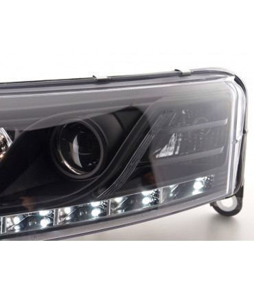 Fari - Luce diurna Luci di marcia diurna a LED Audi A6 tipo 4F 04-08 nere...
