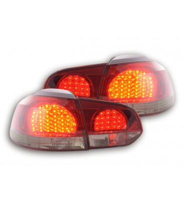 Fanali posteriori - Kit luci posteriori a LED VW Golf 6 tipo 1K 08 - nero / rosso…