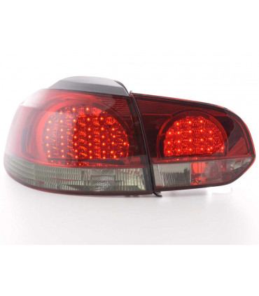 Fanali posteriori - Kit luci posteriori a LED VW Golf 6 tipo 1K 08 - nero / rosso…