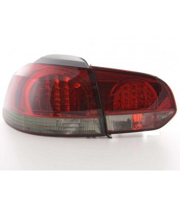 Fanali posteriori - Kit luci posteriori a LED VW Golf 6 tipo 1K 08 - nero / rosso…