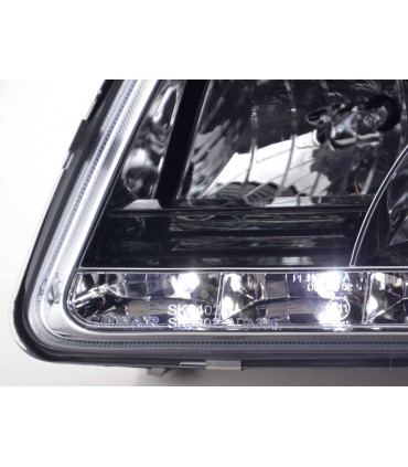 Fari - Luce diurna LED DRL look fari Audi A3 tipo 8L 96-00 cromato...