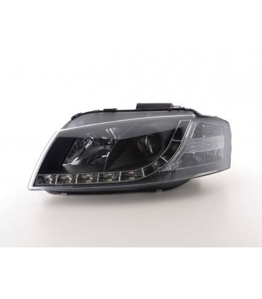 Fari - Luce diurna Luci diurne a LED Luci di marcia diurna Audi A3 tipo 8P 03-08 Nero...