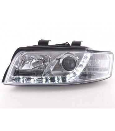 Fari - Fari diurni Audi A4 tipo 8E 01-04 cromati...