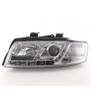 Fari - Fari diurni Audi A4 tipo 8E 01-04 cromati...
