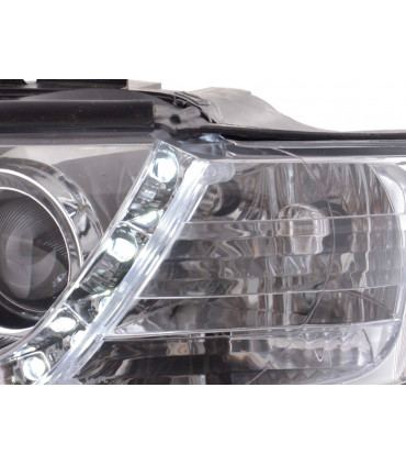 Fari - Fari diurni Audi A4 tipo 8E 01-04 cromati...