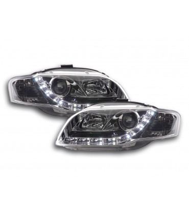 Fari - Luce diurna LED DRL look faro Audi A4 tipo 8E 05-07...
