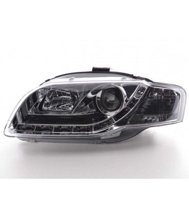 Fari - Luce diurna LED DRL look faro Audi A4 tipo 8E 05-07...