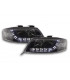 Phares - Phare Daylight LED DRL look Audi A6 type 4B 97-01 noir…