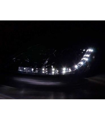 Fari - Daylight LED faro DRL look Ford Focus 3/4/5 porte. 01-04 cromato…
