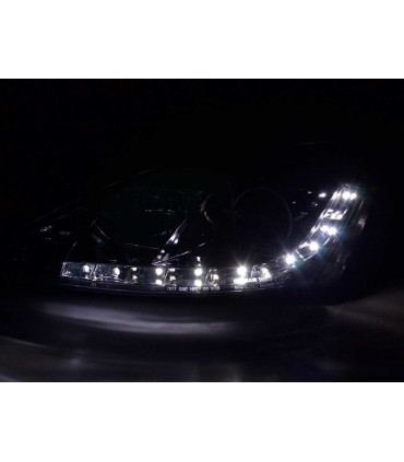 Fari - Daylight LED faro DRL look Ford Focus 3/4/5 porte. 98-01 cromato…