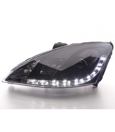 Fari - Daylight LED faro DRL look Ford Focus 3/4/5 porte. 98-01 nero…