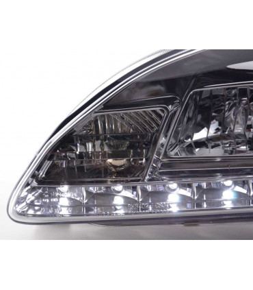 Phares - Phare Daylight à LED DRL look Ford Focus 4/5 portes. 05-08 chromé…