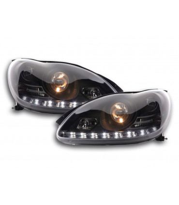 Phares - Phare Daylight LED DRL look Mercedes Classe S W220 02-05 noir…