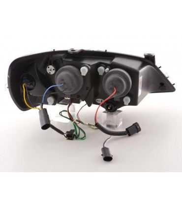 Fari - Luce diurna LED DRL look fari Opel Astra G 98-03 cromato...