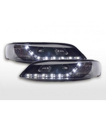 Fari - Luce diurna LED DRL look fari Opel Vectra B 96-99 nero...
