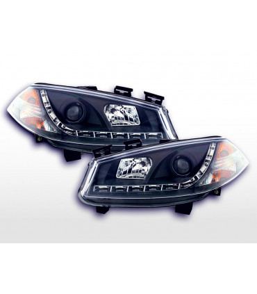 Fari - Daylight LED faro DRL look Renault Megane 2 3/5 porte. 03-06 nero…