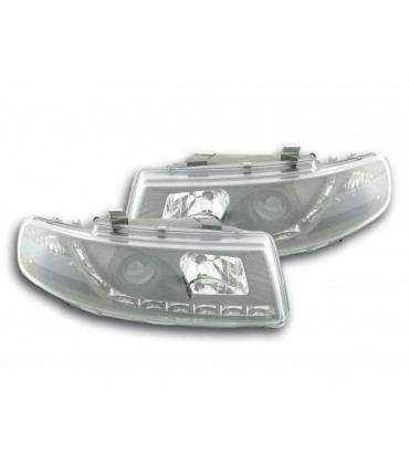 Fari - Daylight LED faro DRL look Seat Leon tipo 1M 99-05 nero…