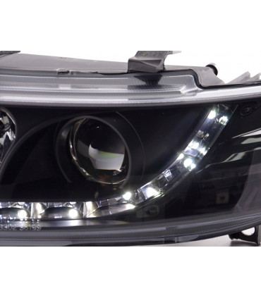 Fari - Daylight LED faro DRL look Seat Leon tipo 1M 99-05 nero…