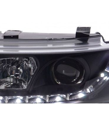 Fari - Daylight LED faro DRL look Seat Leon tipo 1M 99-05 nero…
