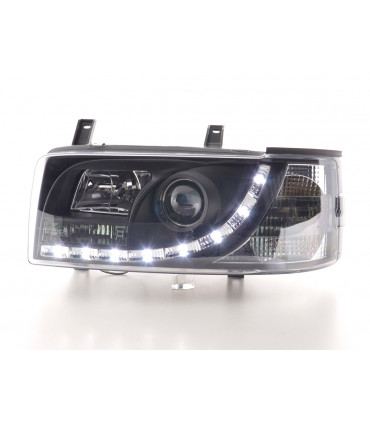 Phares - Phares Daylight LED look DRL VW Bus type T4 90-96 noir…