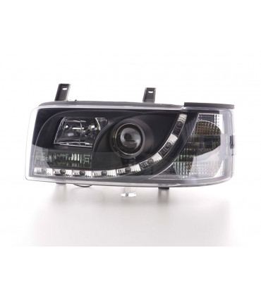 Fari - Luce diurna Fari a LED look DRL VW Bus tipo T4 90-96 nero...