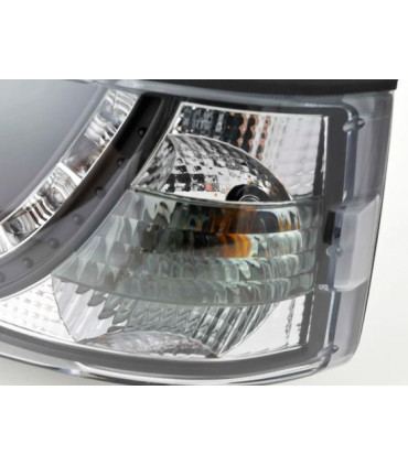 Fari - Luce diurna Fari a LED look DRL VW Bus tipo T4 90-96 nero...