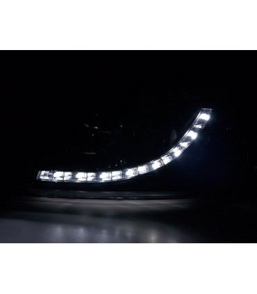Fari - Luce diurna LED faro DRL bus VW tipo T5 03-09 nero...