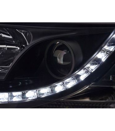 Fari - Luce diurna LED faro DRL bus VW tipo T5 03-09 nero...