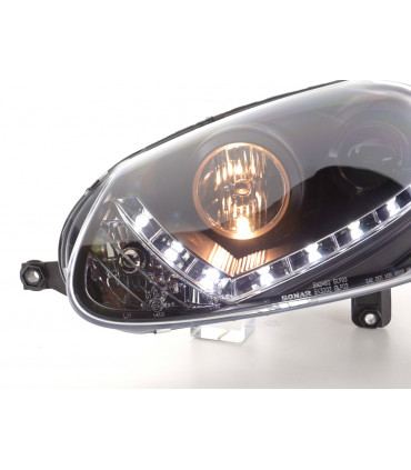 Fari - Luce diurna LED DRL faro VW Golf 5 tipo 1K 03-08 nero...