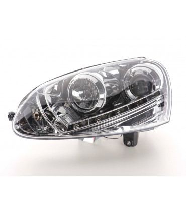 Fari - Luce diurna LED Luce diurna Luci diurne VW Golf 5 Tipo 1K 03-08 Cromo...