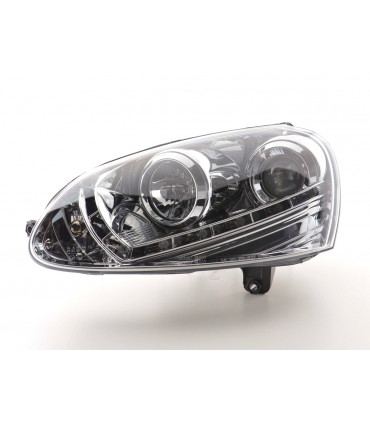 Fari - Luce diurna LED Luce diurna Luci diurne VW Golf 5 Tipo 1K 03-08 Cromo...