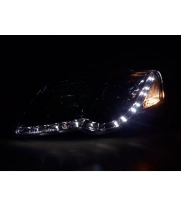 Phares - Phare Daylight LED DRL look VW Passat type 3C 05- chromé…