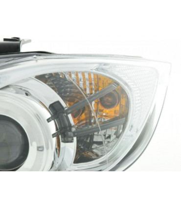 Phares - Phares pour BMW Série 3 type E90 / E91 05-08 chrome…