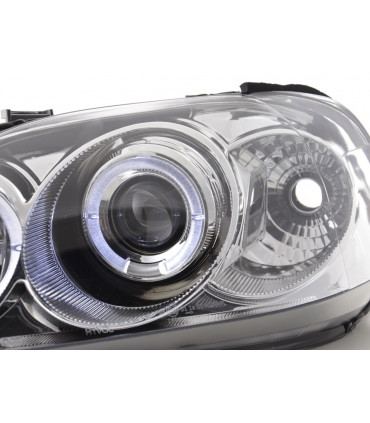 Fari - Set fari Honda Civic Coupé / Civic 2/3/4 porte. 99-00 cromato...