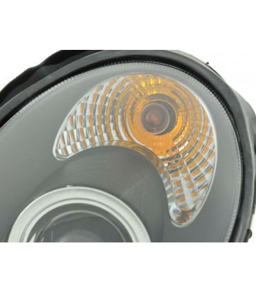 Fari - Set di fari anteriori Mercedes Classe C tipo W203 00-07 nero…