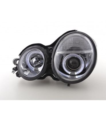 Fari - Angel Eye Mercedes Classe E tipo W210 99-01 faro cromato per la guida