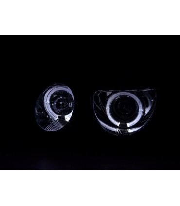 Fari - Angel Eye Mercedes Classe E tipo W210 99-01 faro cromato per la guida