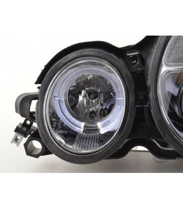 Fari - Angel Eye Mercedes Classe E tipo W210 99-01 faro cromato per la guida