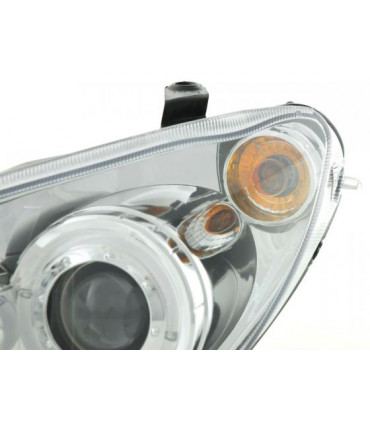 Fari anteriori - Peugeot 307 01-06 faro anteriore cromato...