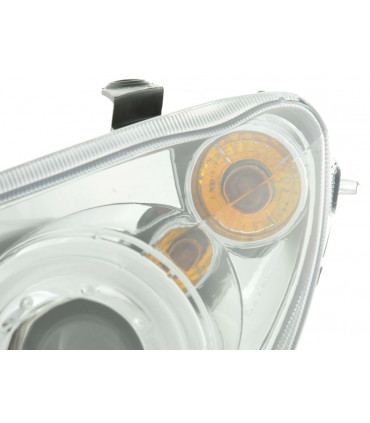 Fari anteriori - Peugeot 307 01-06 faro anteriore cromato...