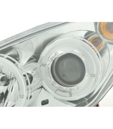 Fari anteriori - Peugeot 307 01-06 faro anteriore cromato...