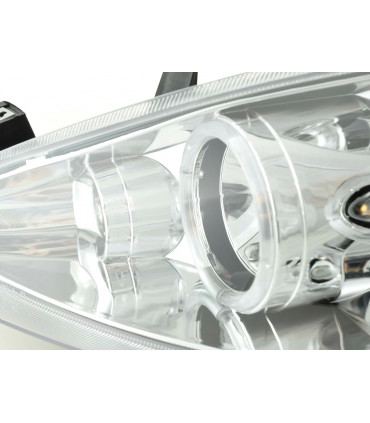 Fari anteriori - Peugeot 307 01-06 faro anteriore cromato...