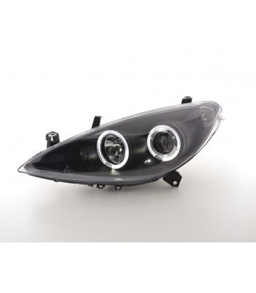 Fari - Faro anteriore Peugeot 307 01-06 nero...